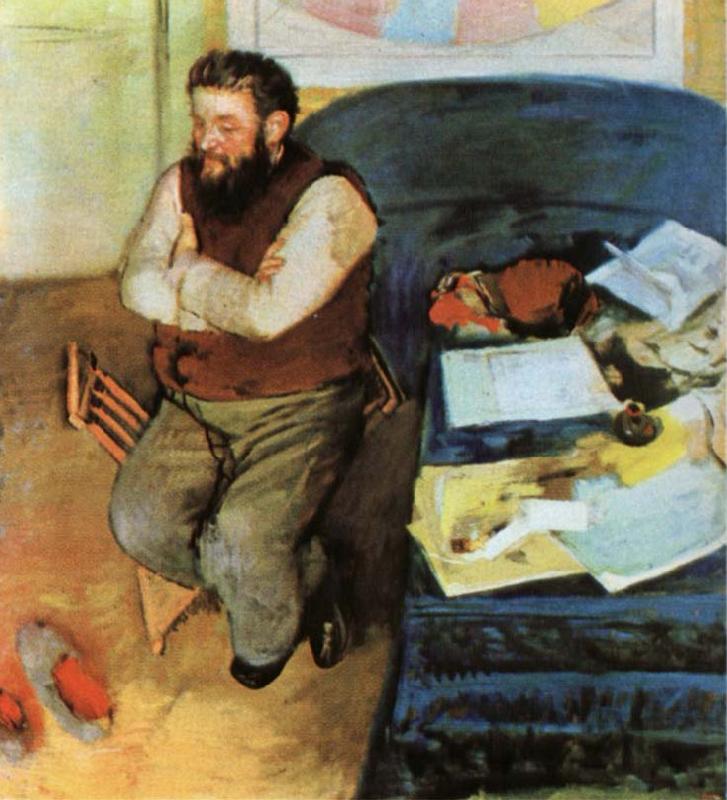 Edgar Degas The Portrait of Martelli oil painting picture
